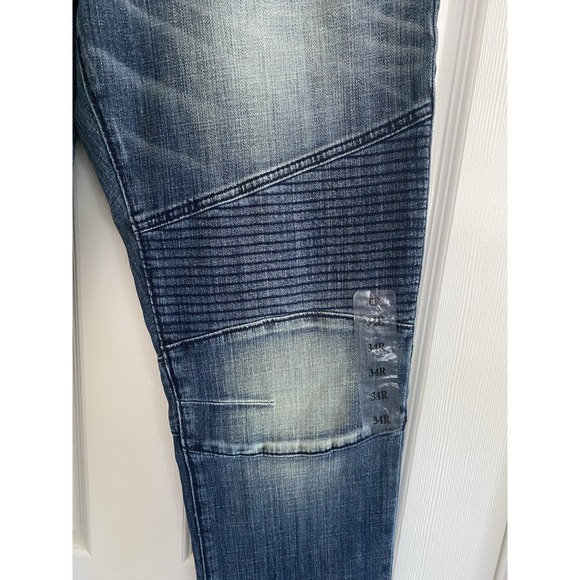 New BKE Mens Jeans 32x33 Comfort Skinny JAKE Mid Wash Blue Premium Stretch Denim - Picture 6 of 14